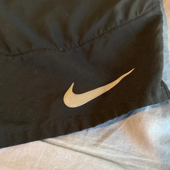 Nike Black Shorts with Gold Logo - Picture 2 of 5